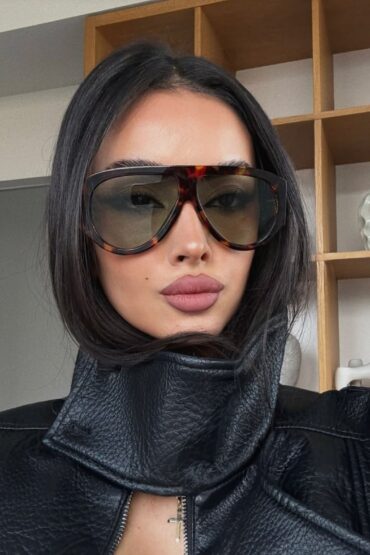 Tom Ford Original Premium Unisex Güneş Gözlüğü - Leopar