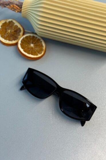Celine Slim Rectangular Güneş Gözlüğü- Siyah