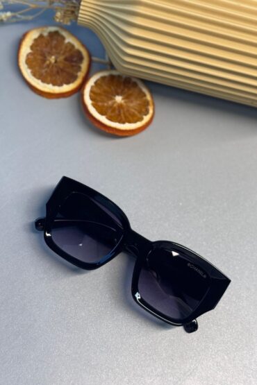 Chanel CC Kristalli Tortoise Güneş Gözlüğü- Siyah Degrade
