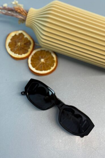 Versace Medusa Dikdörtgen Güneş Gözlüğü - Siyah