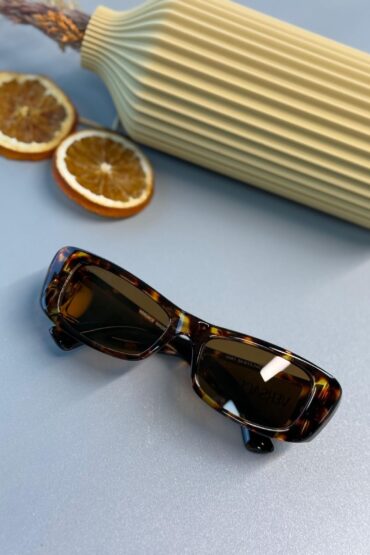 Versace VE2284 Dikdörtgen Güneş Gözlüğü- Kaplumbağa kabuğu