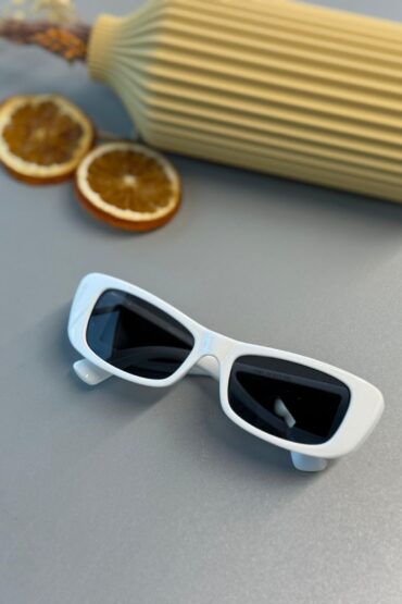 Versace VE2284 Dikdörtgen Güneş Gözlüğü- Beyaz