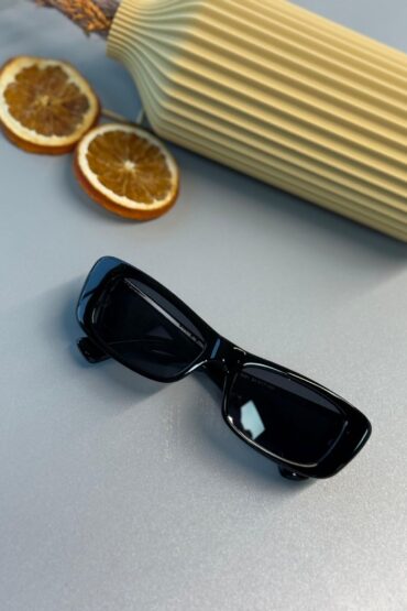 Versace VE2284 Dikdörtgen Güneş Gözlüğü- Siyah