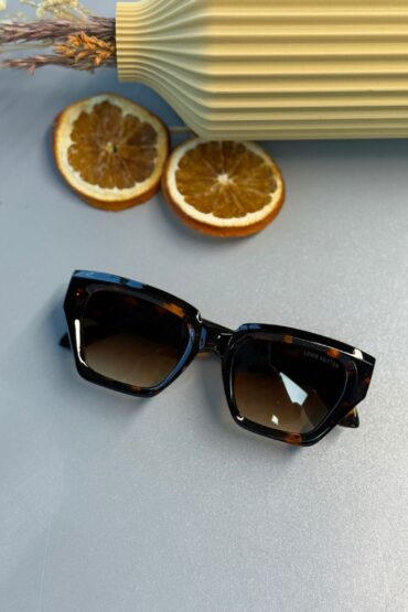 Louis Vuitton Clash Kare Güneş Gözlüğü - Tortoise Brown