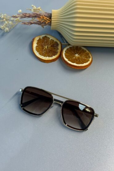 Lacoste Unisex Güneş Gözlüğü - Kahve logo cam