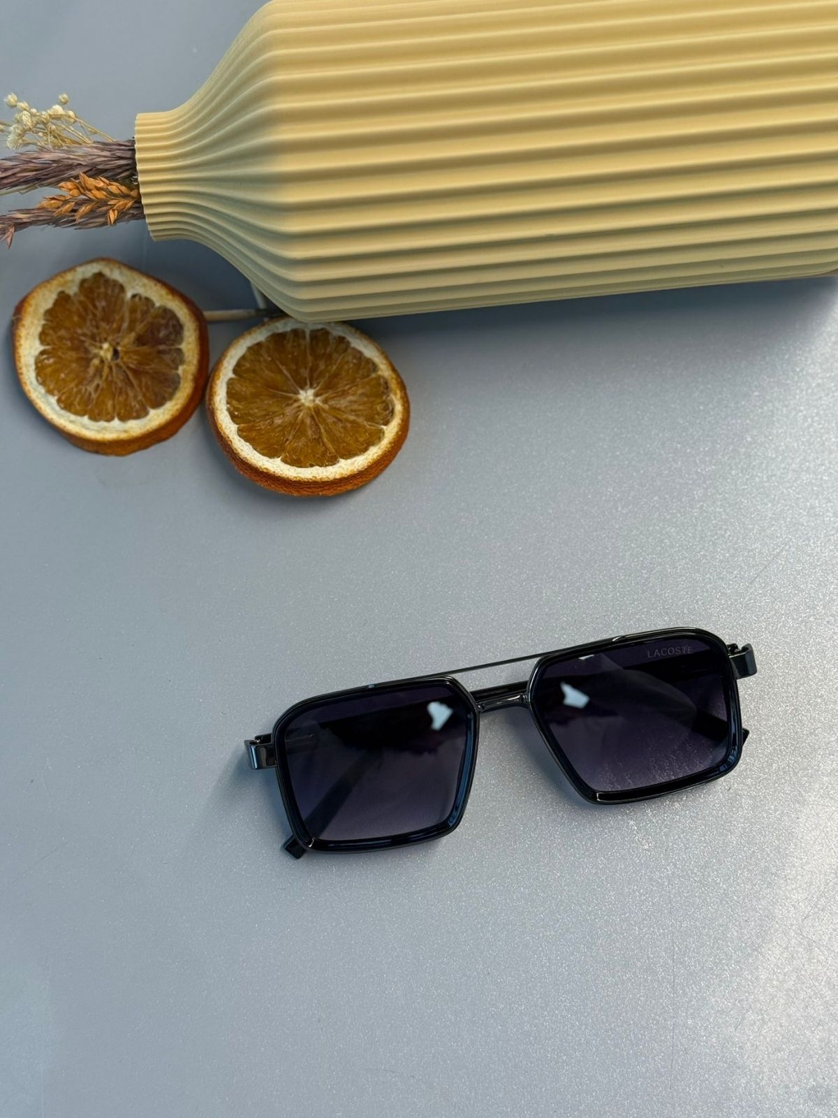 Lacoste Unisex Güneş Gözlüğü - Gölgeli Siyah