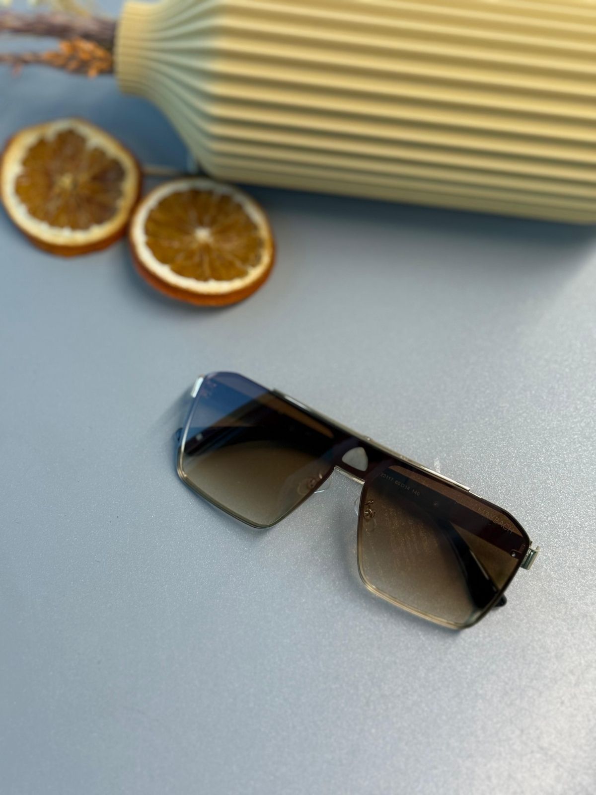 Maybach Eyewear Exelero Unisex Güneş Gözlüğü - Kahve