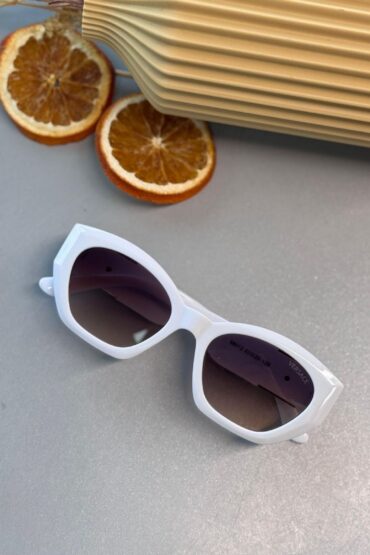 Versace Gold Detay Güneş Gözlüğü - Beyaz