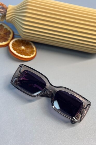 Chanel Dikdörtgen Güneş Gözlüğü - Vizon