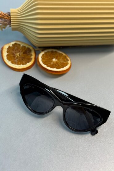 Gucci Kedi Gözü Güneş Gözlüğü - Keskin Siyah