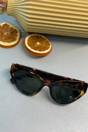 Gucci Kedi Gözü Güneş Gözlüğü - Leopar