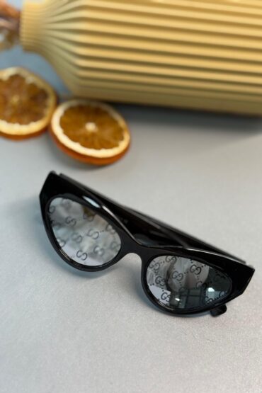 Gucci Kedi Gözü Güneş Gözlüğü - Siyah Degrade