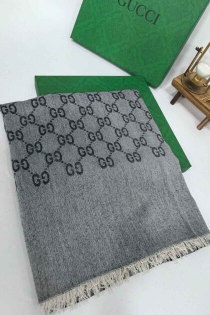 A Kalite İthal Yün İpek Şal – Siyah