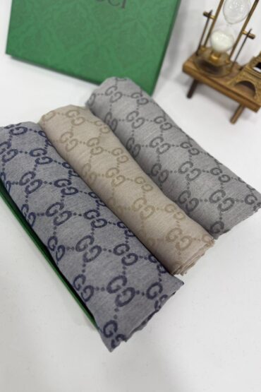 A Kalite G Desen Yazlık Yün İpek 3’lü Şal Seti