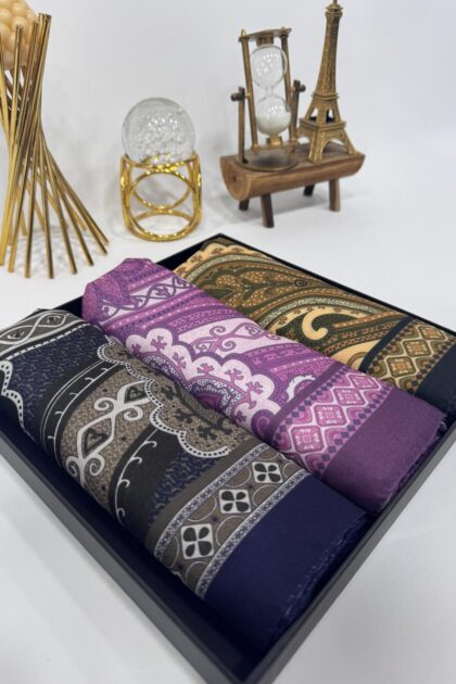 Minimal Şıklık 3'lü Şal Seti