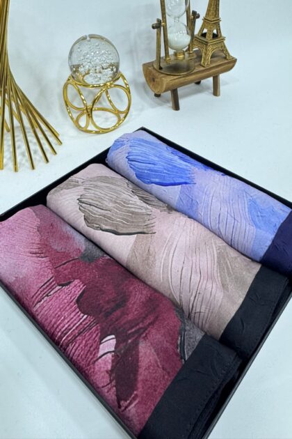 Renk Uyumlu 3’lü Şal seti