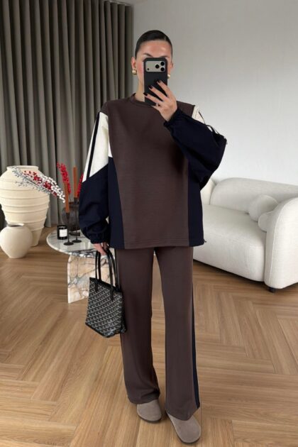 Soft Street Oversize Takım - Kahve